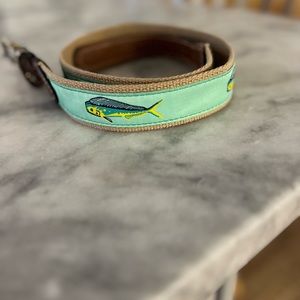 Men’s Dolphin Printed belt with leather tabs - size 28